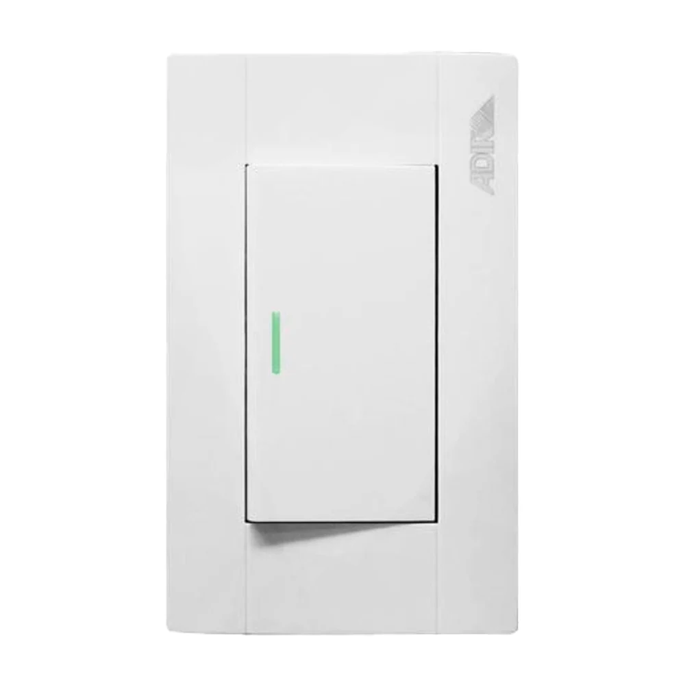 Placa de pared, con interruptor apagador sencillo / línea toscana / adir premium / 4091