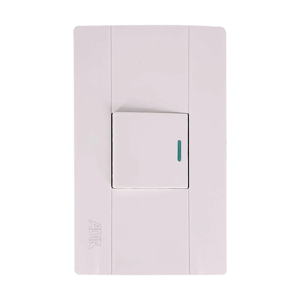 Placa de pared, con interruptor apagador de escalera / línea toscana / adir premium