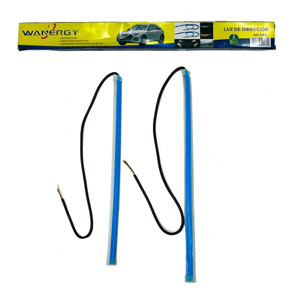 Tira luz led wanergy para direccionales de carro automóvil en tono blanco amarillo / 409671
