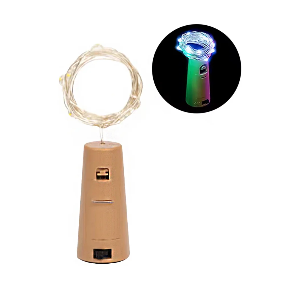 Mini serie de luz blanca tipo corcho wanergy de 2 metros / 412060