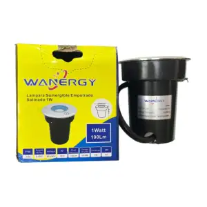 Lámpara led sumergible wanergy empotrado satinado con consumo de 1 wa…