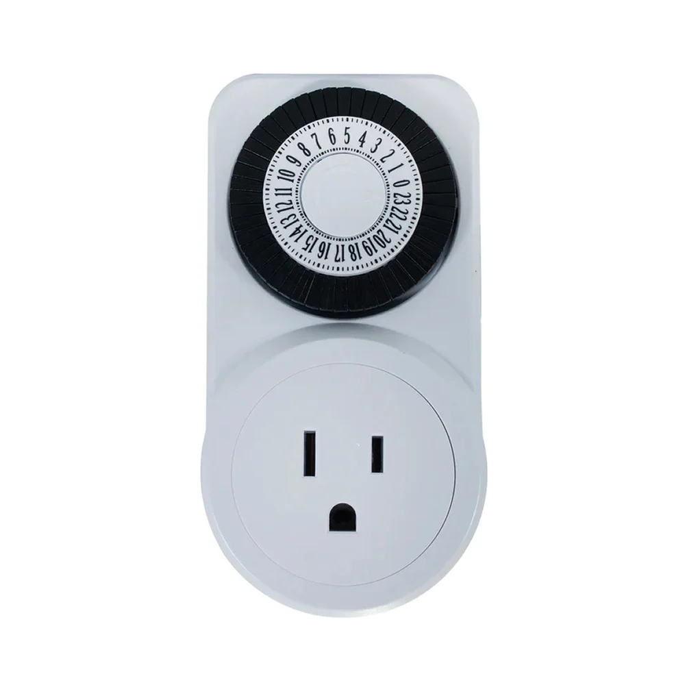 Enchufe temporizador pequeño para 24 horas wanergy con 1 tomacorriente / 413098