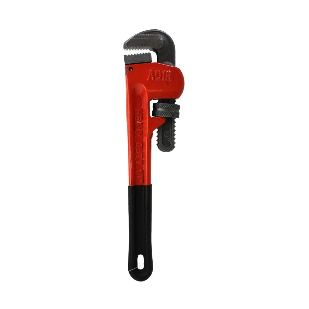 Llave inglesa stilson metálica ajustable de 10 pulgadas para tubo / adir herramientas