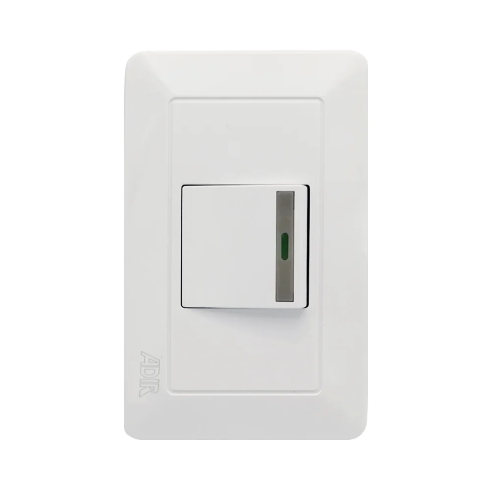 Placa de pared, con interruptor apagador de escalera / línea capri / adir / 4402