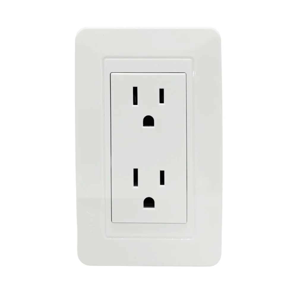 Placa de pared, con doble contacto / línea capri / adir / 4405