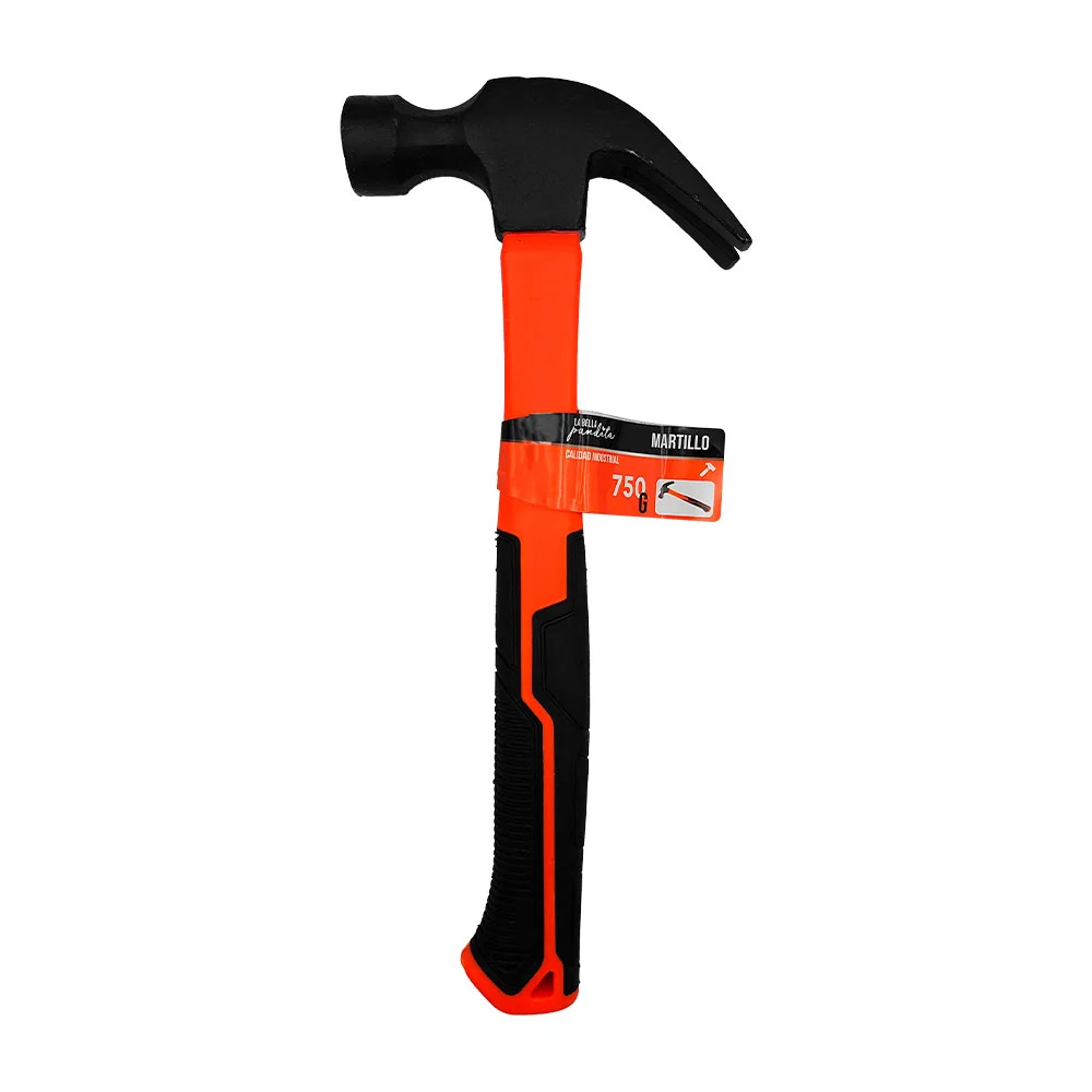 Martillo industrial grande con mango ergonómico antideslizante, 750g / la bella pandita martillo / l119-447by / 447by