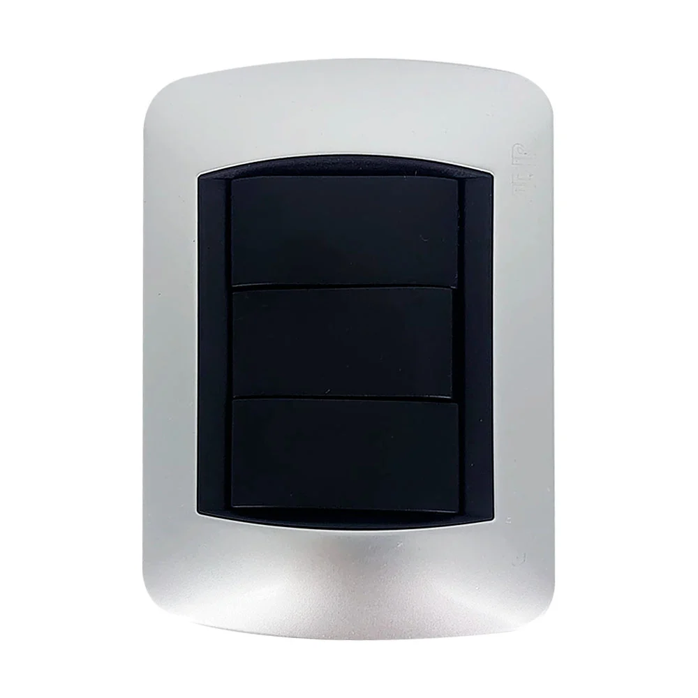 Placa de pared, con interruptor apagador de escalera  / línea elegance fiori / adir
