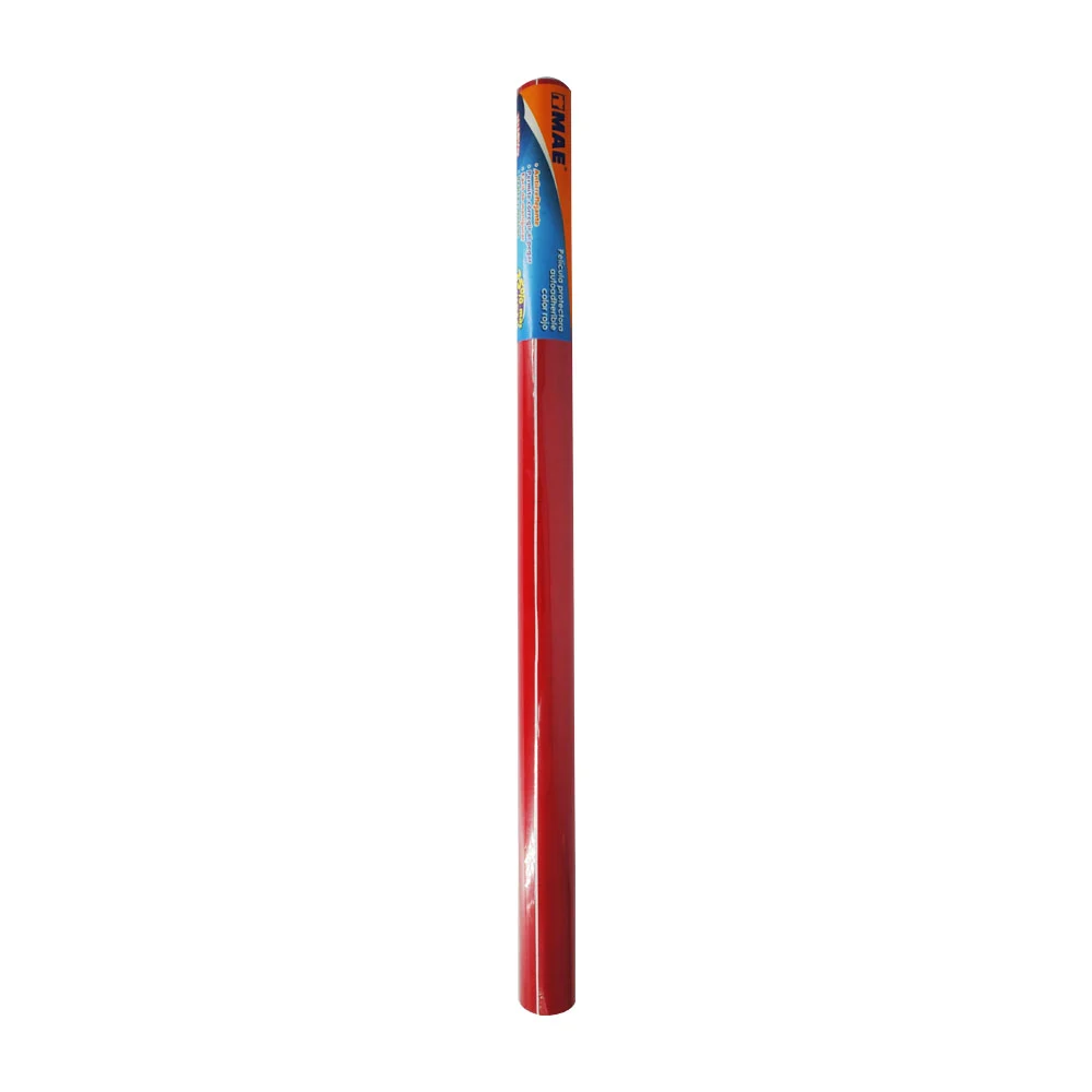 Rollo de película protectora autoadherible de 45cm x 1.5m en color rojo / 45015r