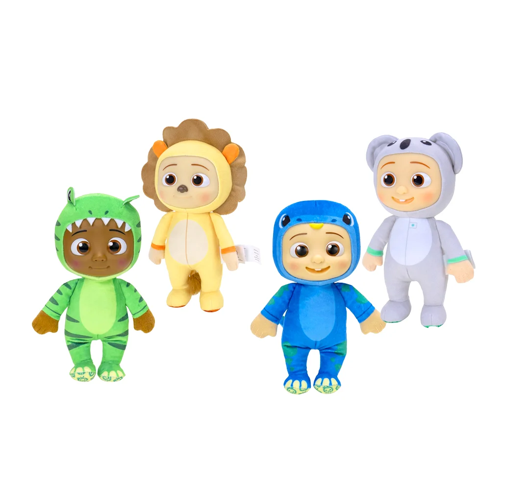 Muñeco peluche de personajes de cocomelon con pijama de animales, 20cm, variedad de modelos / cmw0550