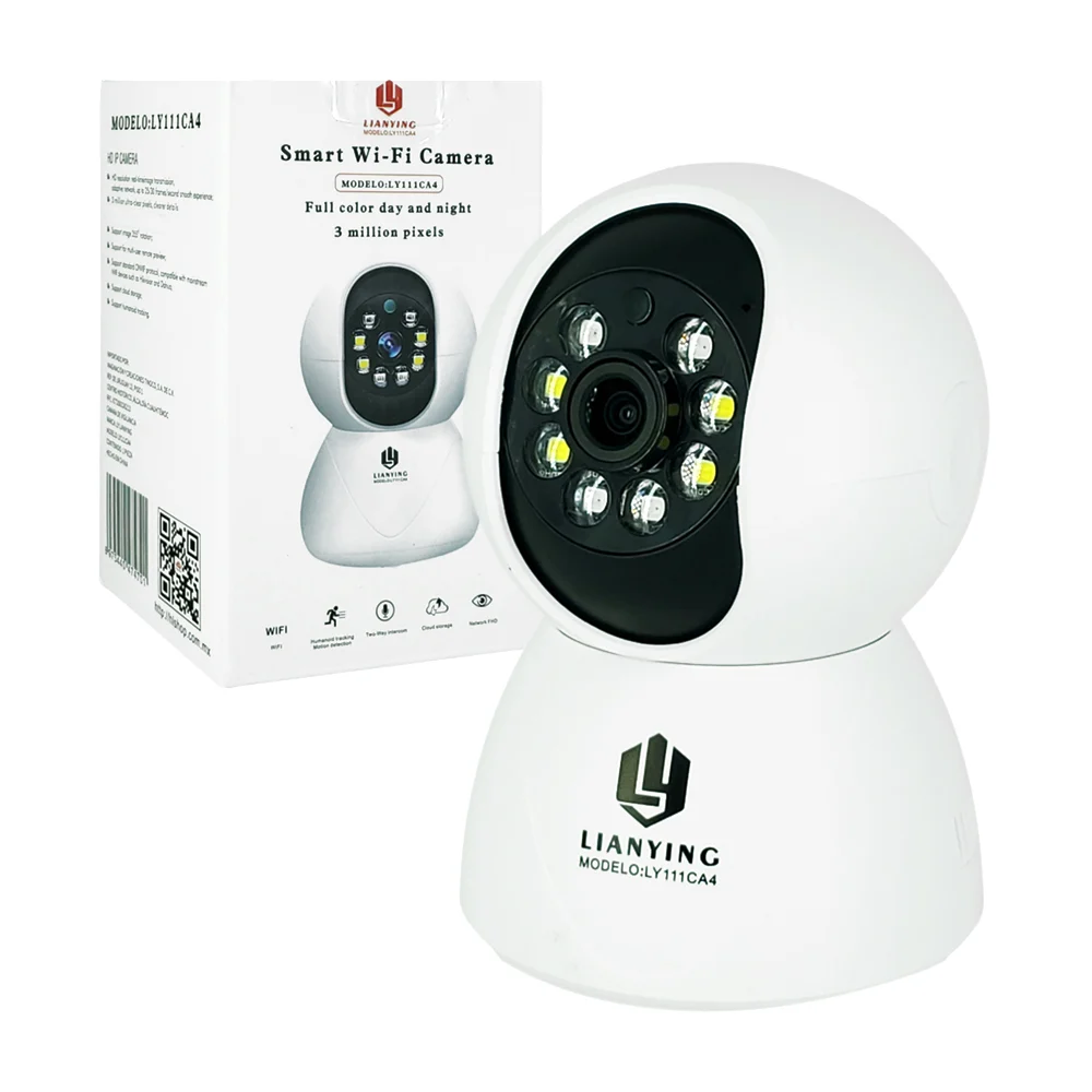 1pza Cámara de vigilancia, inteligente, recargable, inalámbrica, wi fi, rotable y con detección de movimiento, variedad de funciones / lianying / ly111ca4