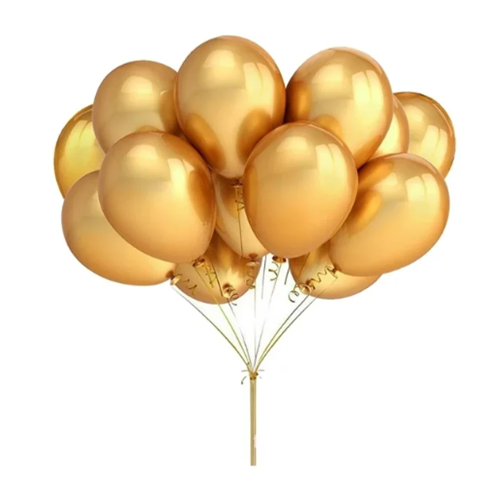 Paquete con 6 globos metálicos de 12 pulgadas, reino fiesta / 50093