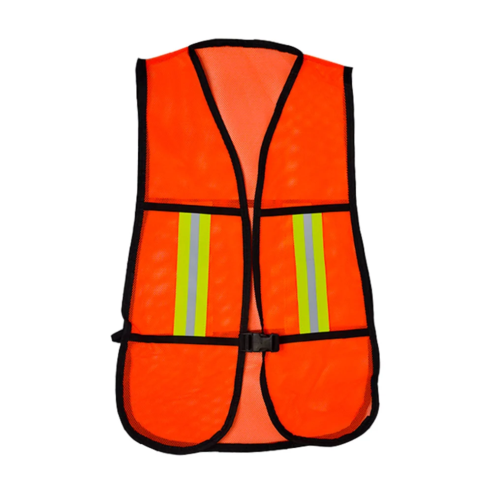 Chaleco naranja de seguridad, tipo malla con cintas reflejantes / adir / 508