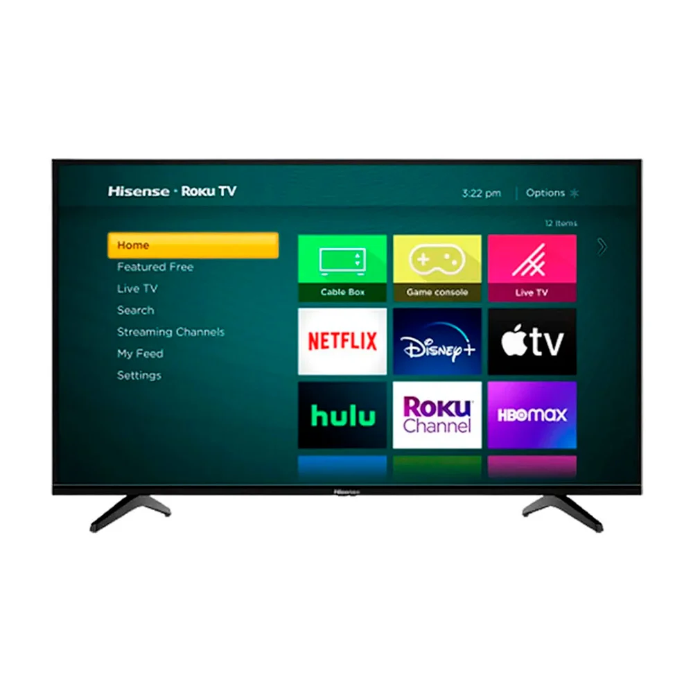 Pantalla smart tv hisense de 50 pulgadas con roku tv 4k uhd, r7 series y control remoto