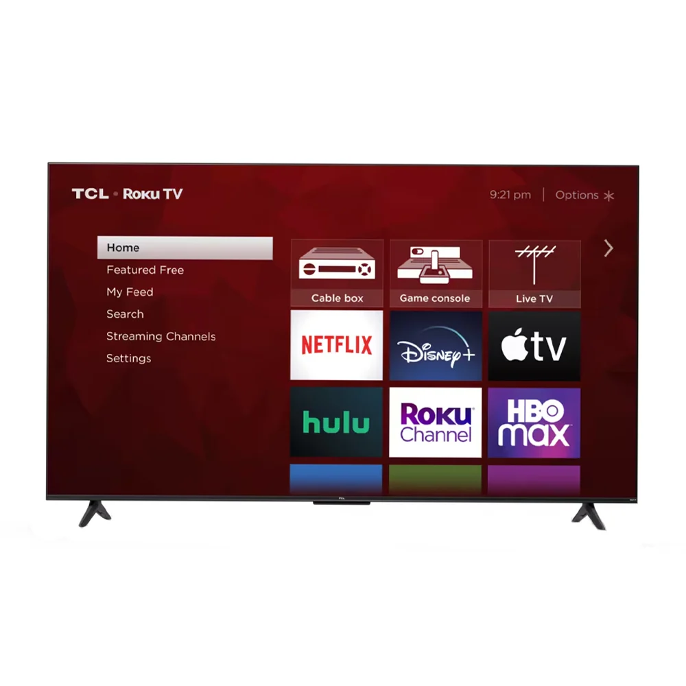 Pantalla de televisión smart tv tcl de 50 pulgadas, 4k / 50s451