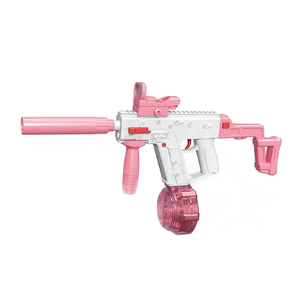 Pistola de agua eléctrica recargable de 55cm, variedad de colores / 518-8