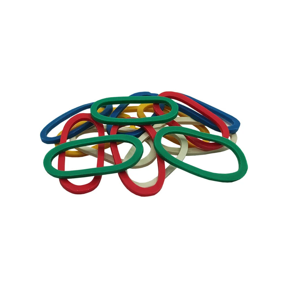 Bolsa con ligas bandas elásticas mae no.10 de colores, 80g