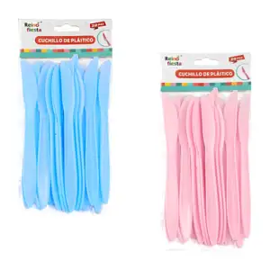 Paquete con 20 cuchillos de plástico, medianos, para fiesta, variedad…
