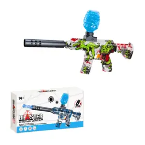 Pistola tipo rifle de juguete con diseño estampado de dinosaurios + t…