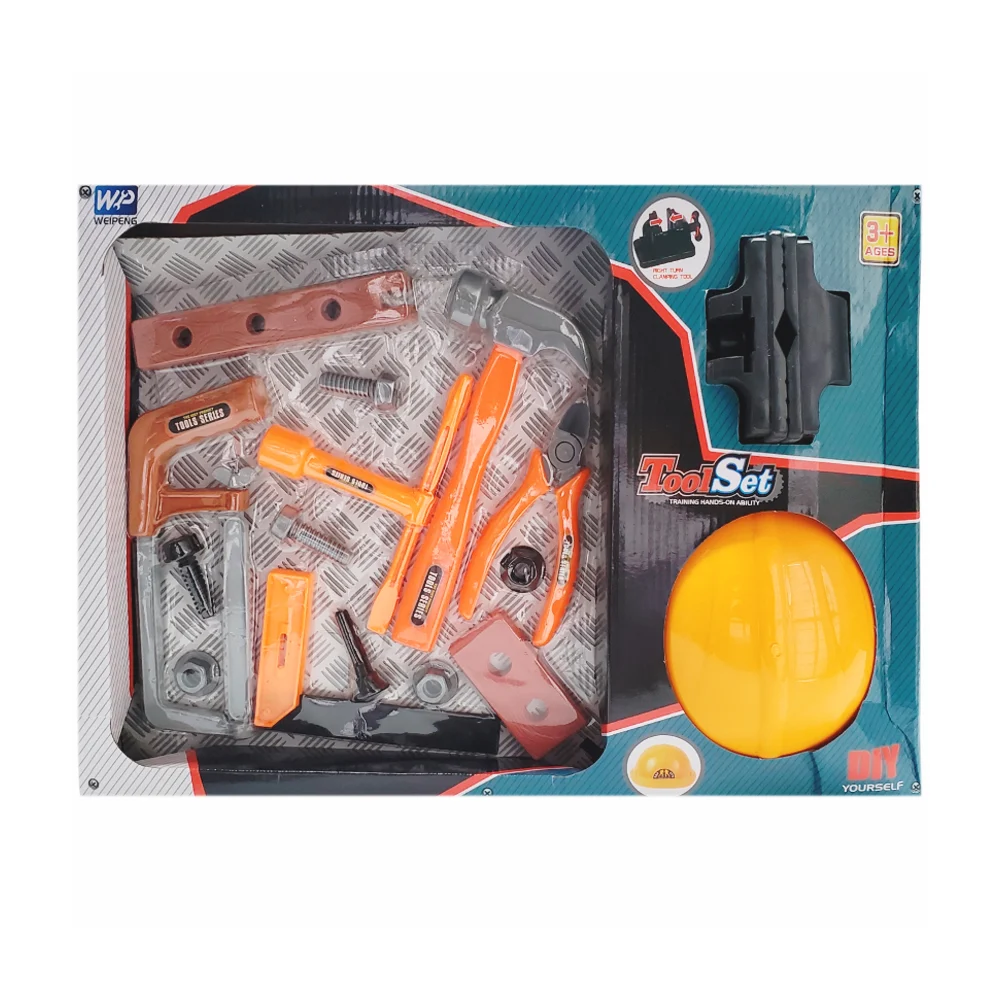Kit de herramientas con diversos accesorios de juguete / tool set / 55akm