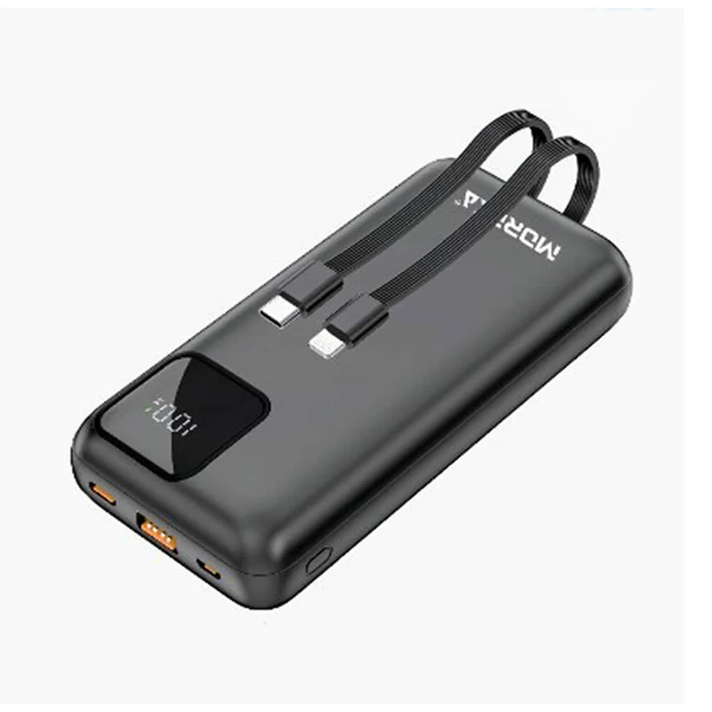 Power bank batería portátil moreka de 20000mah, 22.5w carga rápida / k069