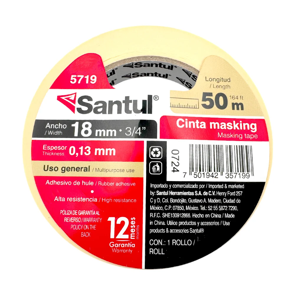1pza Cinta santul de 18mm para el hogar,...