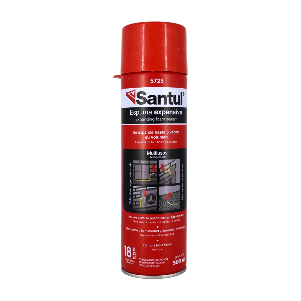 Espuma expansiva de 500ml para sellar, rellenar y aislar / 0823