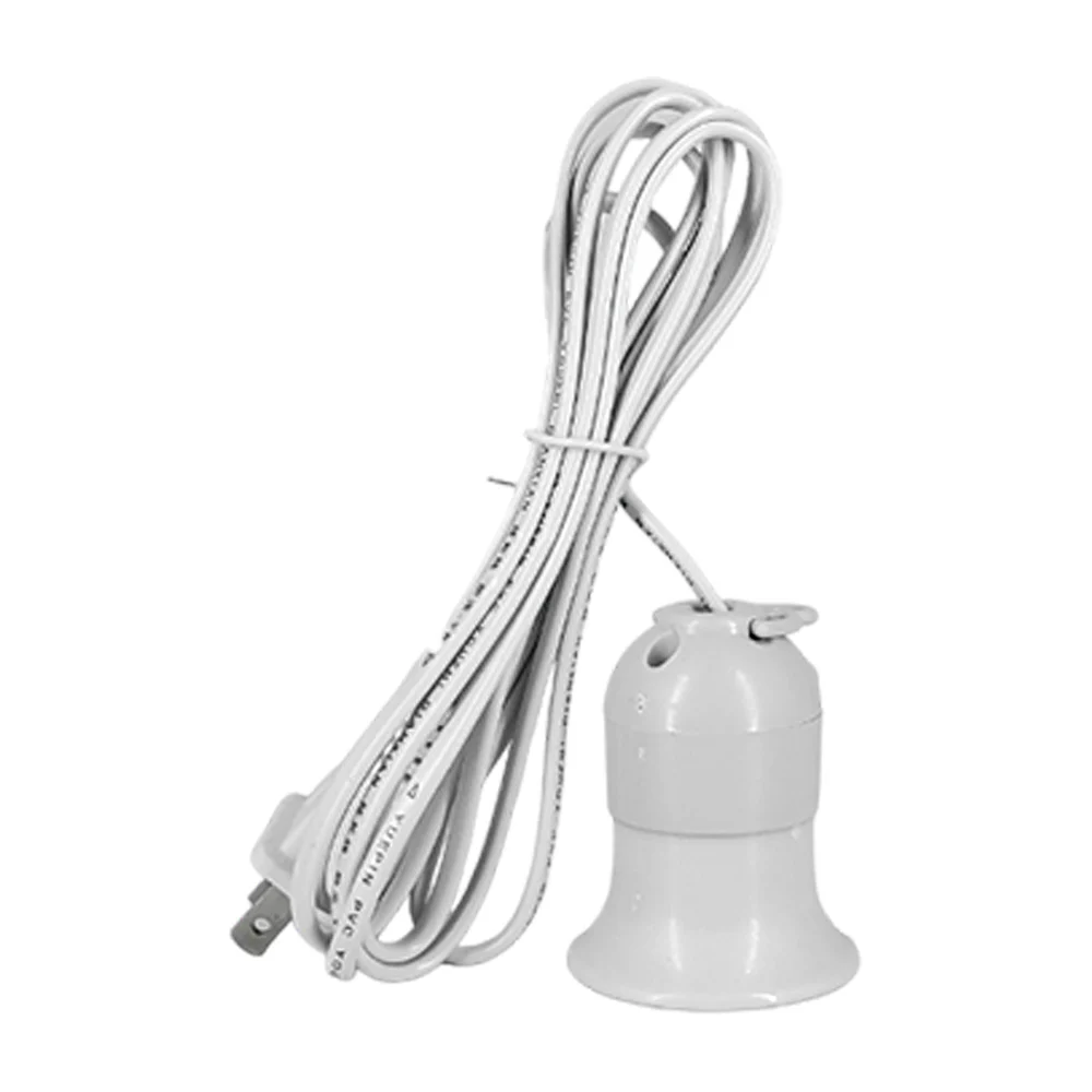 1pza Socket bifásico con interruptor y cable flexible