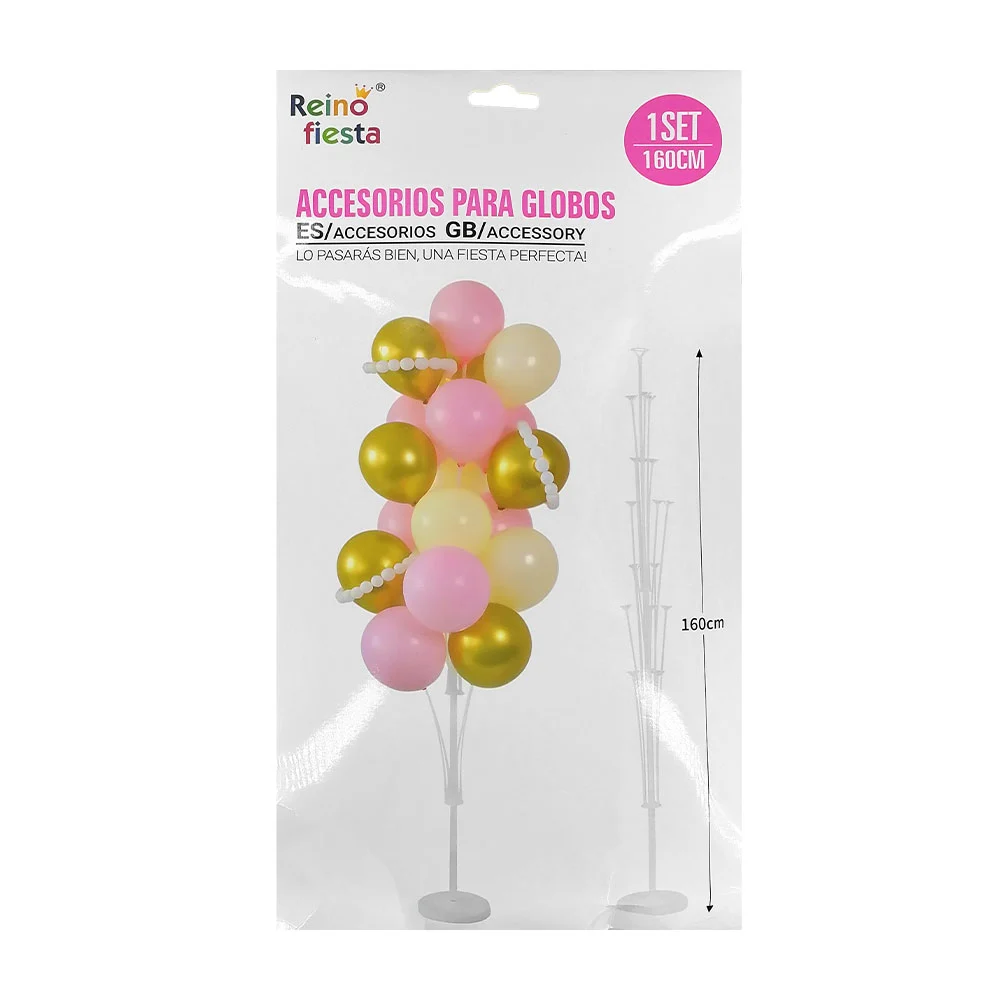 Set de accesorios para globo de 160cm para decorar, reino fiesta / 60035