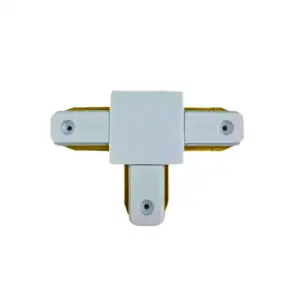 1pza Conector en unión t para riel de lámpara en color blanco / 60035…