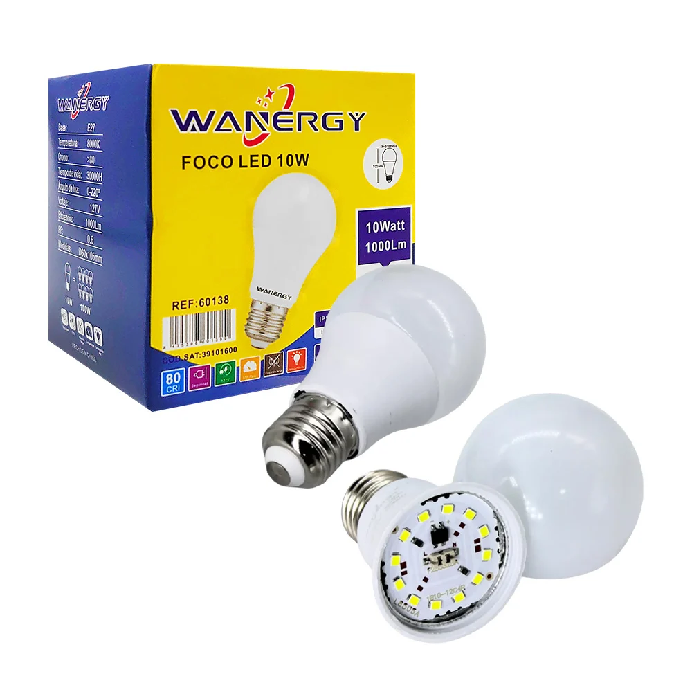 Foco ahorrador wanergy con 1000lm y consumo de 10w, 60x105mm / 60138