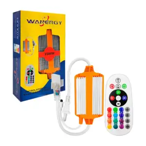 Controlador de manguera wanergy led rgb de 1500w con control remoto /…