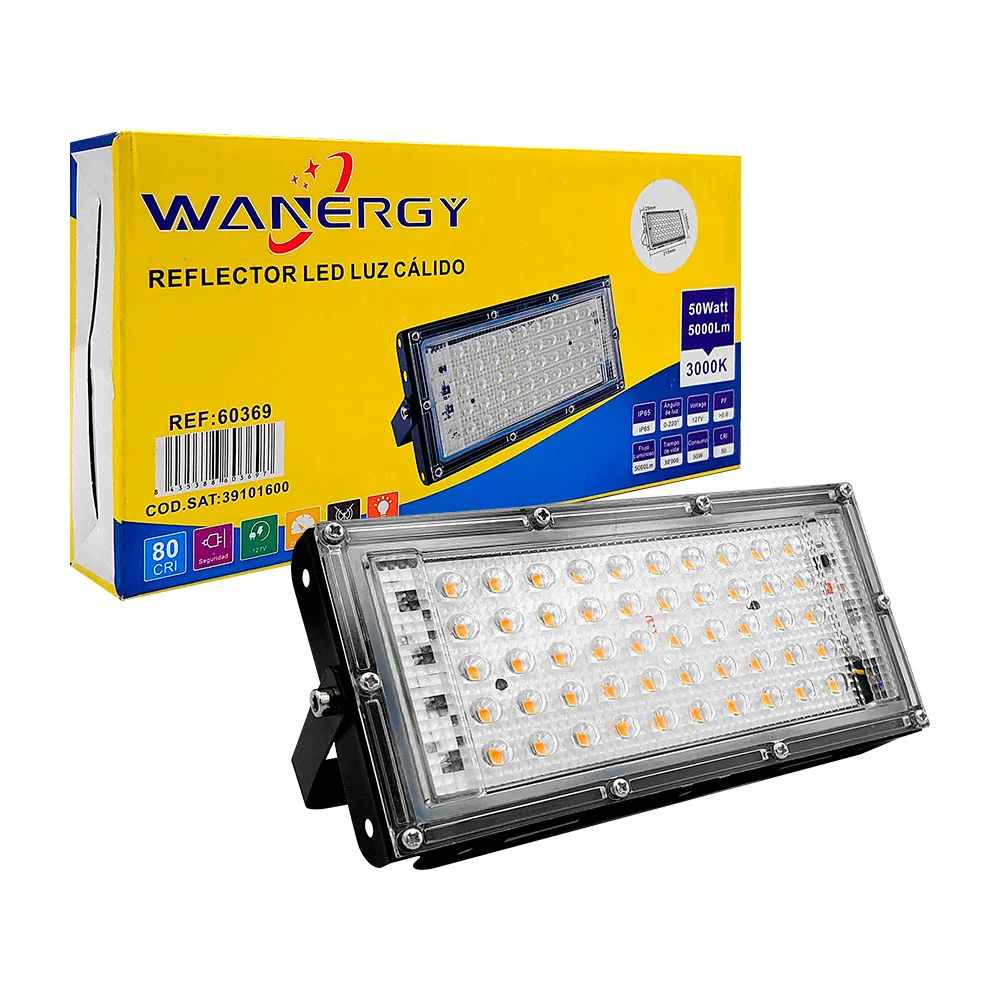Reflector wanergy led de luz cálida, 50...