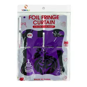 1pza Cortina tipo cuadros con temática de Halloween diseño estampado …