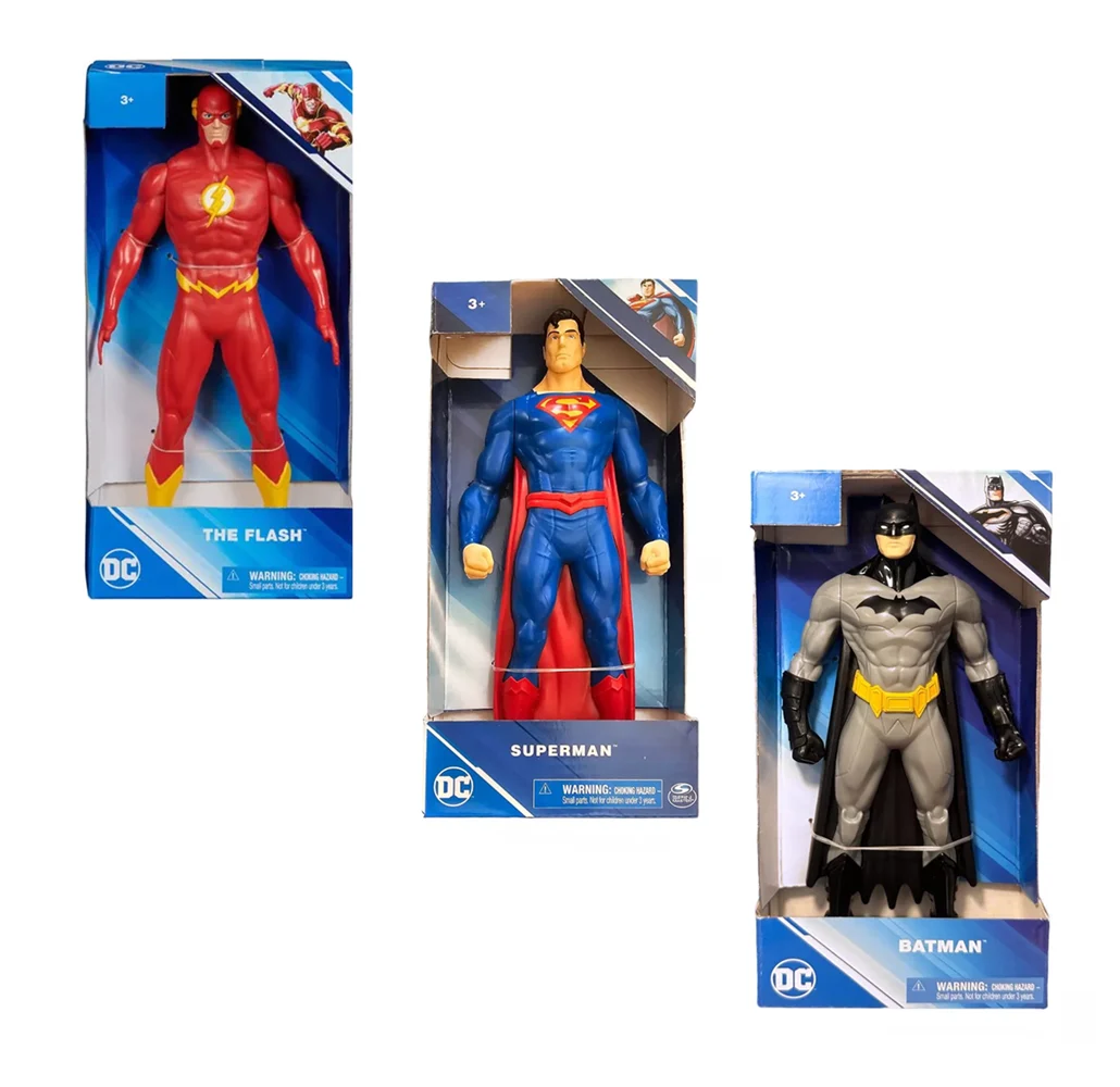 Figura coleccionable de superheroes de dc - superman, the flash o batman, 24cm / 6066925