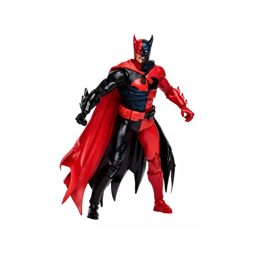 Figura de acción two-face as batman con accesorios / dc multiverse 6070004