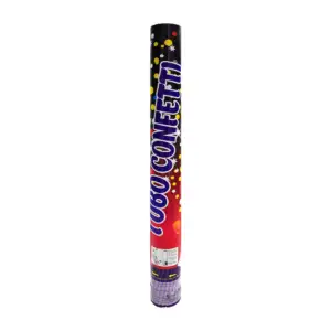 Bazuca / cañón lanza confeti, 48cm / tubo confetti / 6106-31