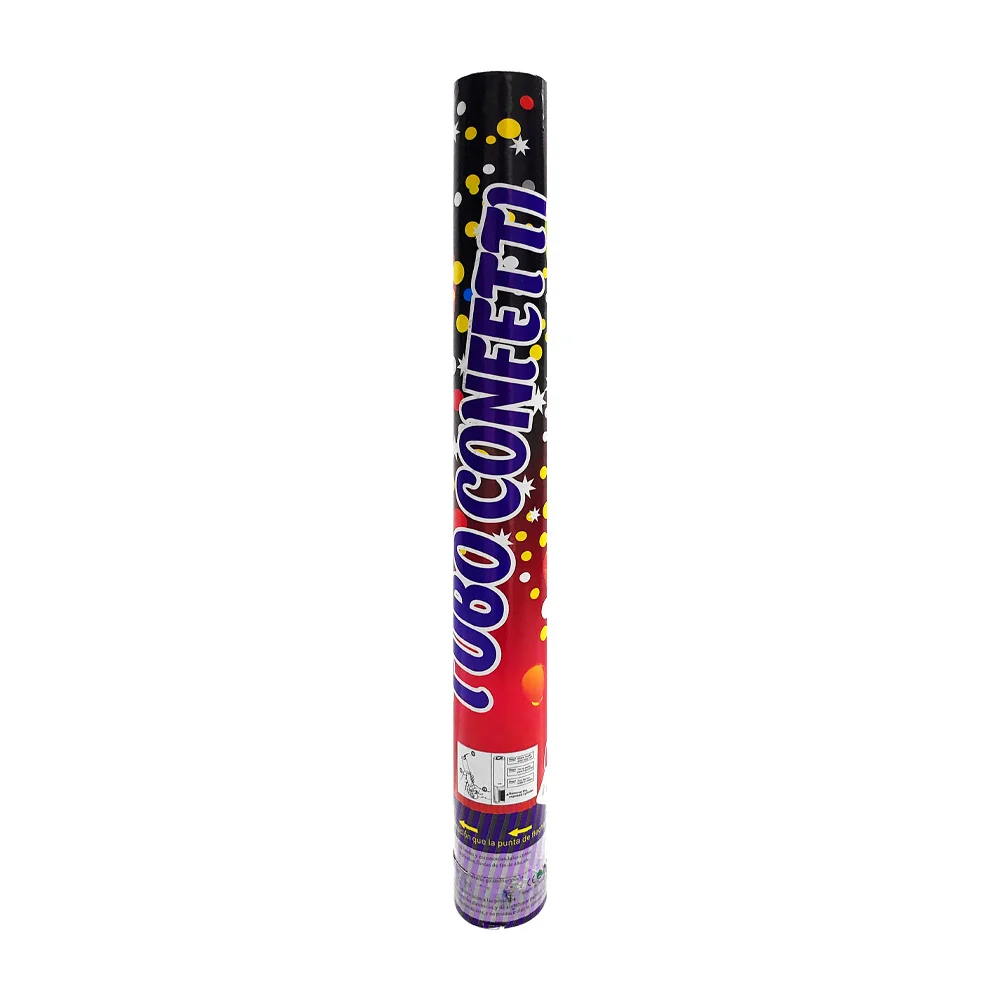 Bazuca / cañón lanza confeti, 48cm / tubo confetti / 6106-31