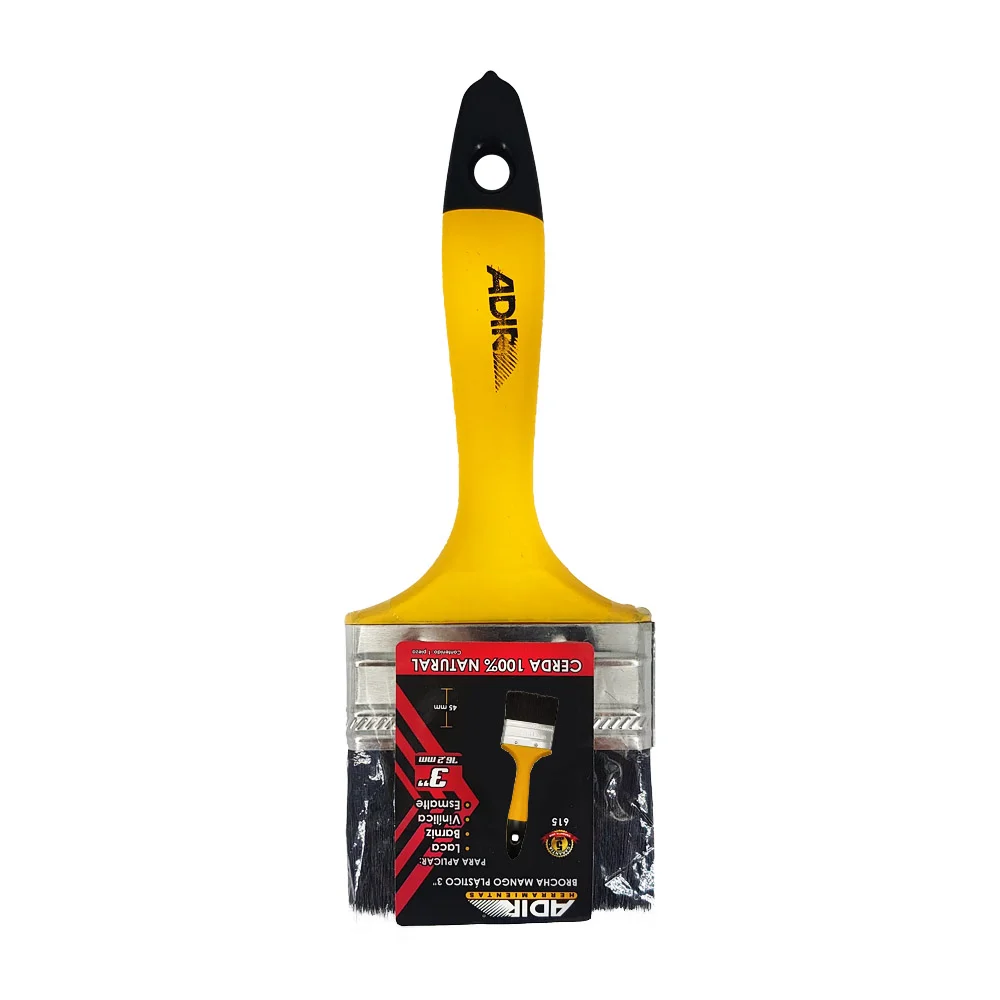 Brocha multiusos de 3 pulgadas con mango de plástico para pintar / adir / 615