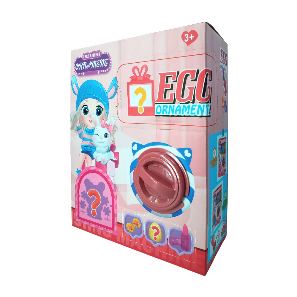 Caja con 10 huevos sorpresa para niñas con variedad de accesorios / egg ornament / 625d-4