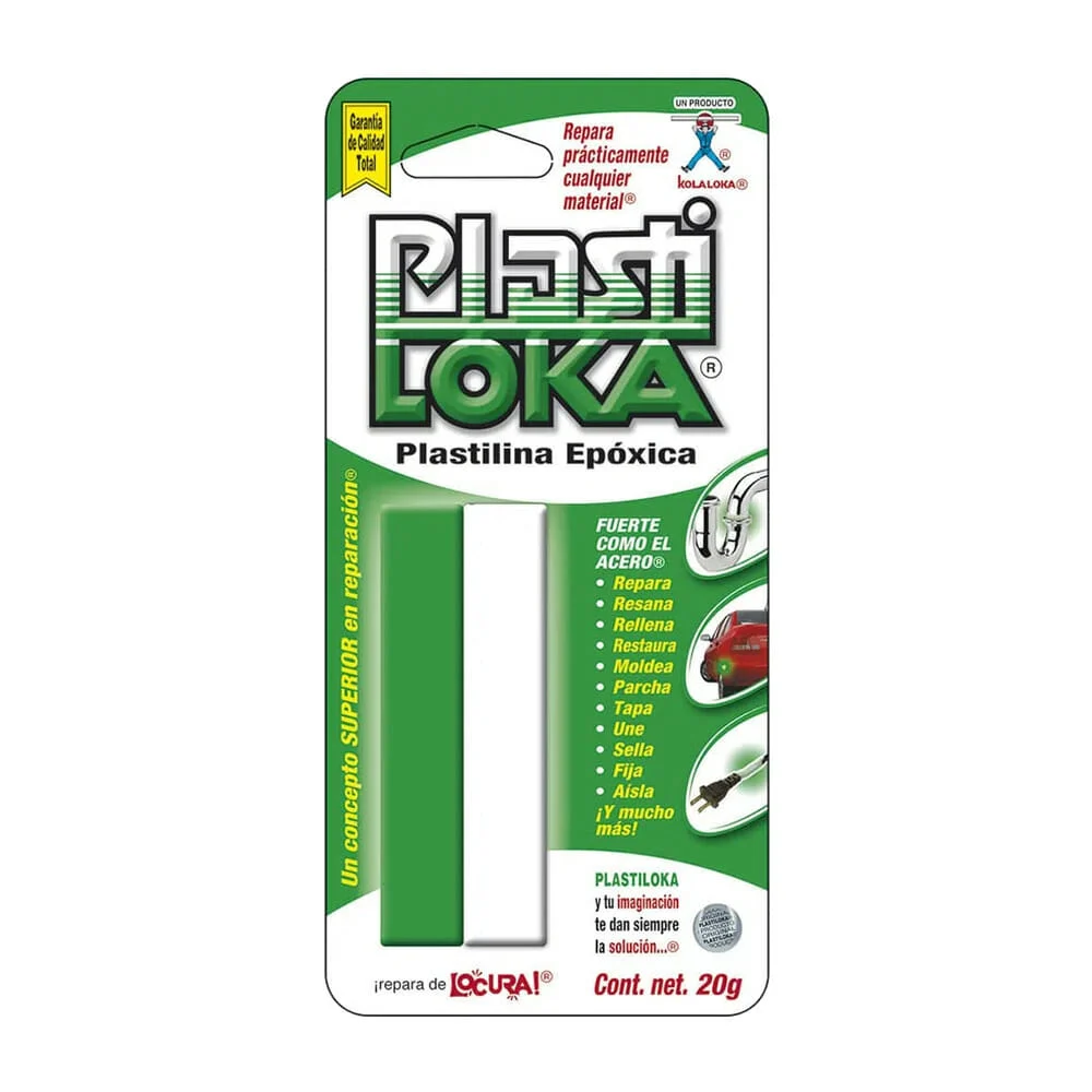 Plastilina epóxica plasti loka multiusos, 20g