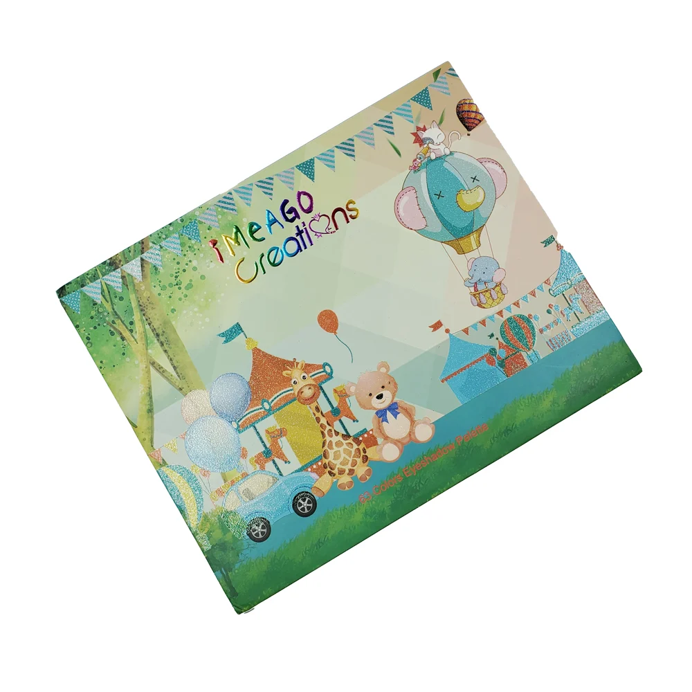 Paleta de sombras para ojos con 63 tonos imeago creations / kk-63s