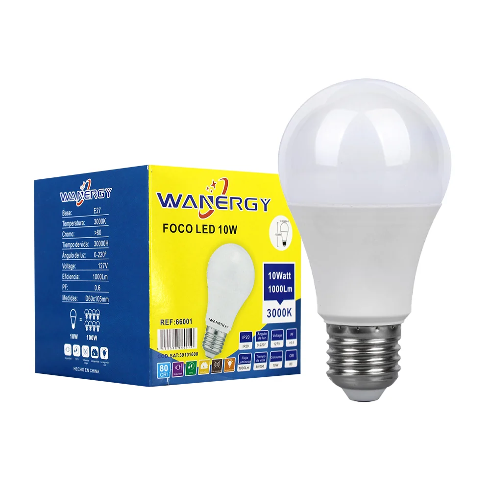 Mini foco bombilla led wanergy con consumo de 10 watts / 660010