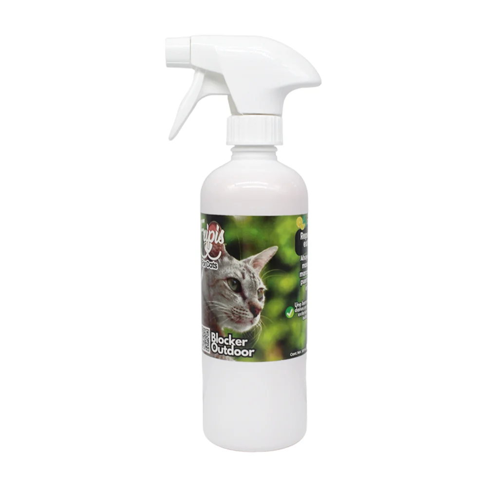 Repelente ahuyentador de gatos en spray para exteriores con aroma de cítrico, 500ml / 678910
