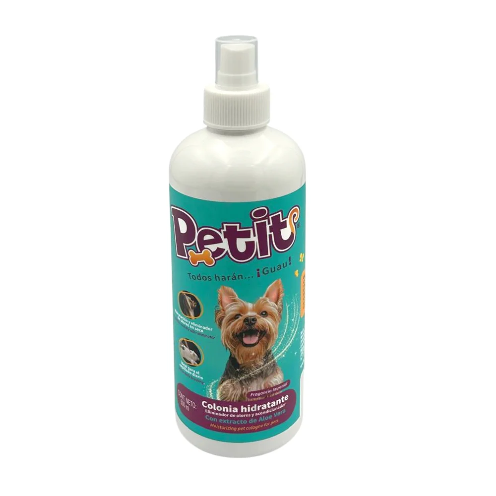 Colonia hidratante para perros, eliminadora de olores y acondicionadora, 500ml / petit