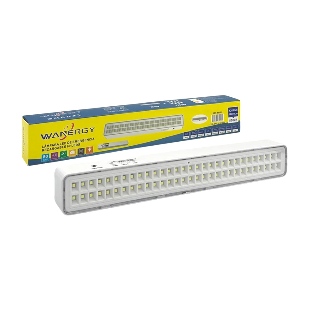 Lámpara de emergencia wanergy led recar...