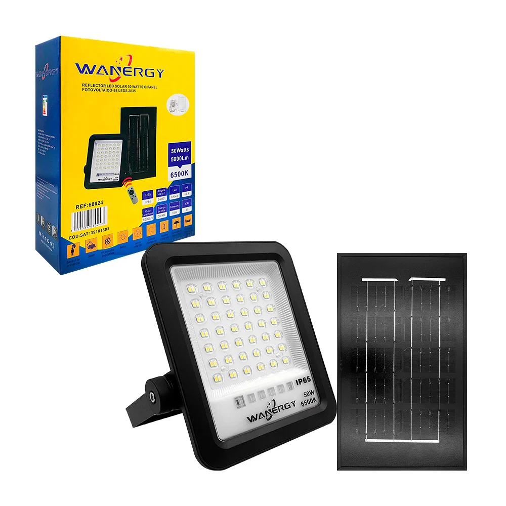 Reflector solar wanergy led de 50w con c...