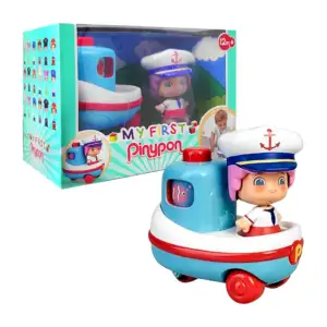 Set mi primer pinypon con traje de marinero y barco / 7016288