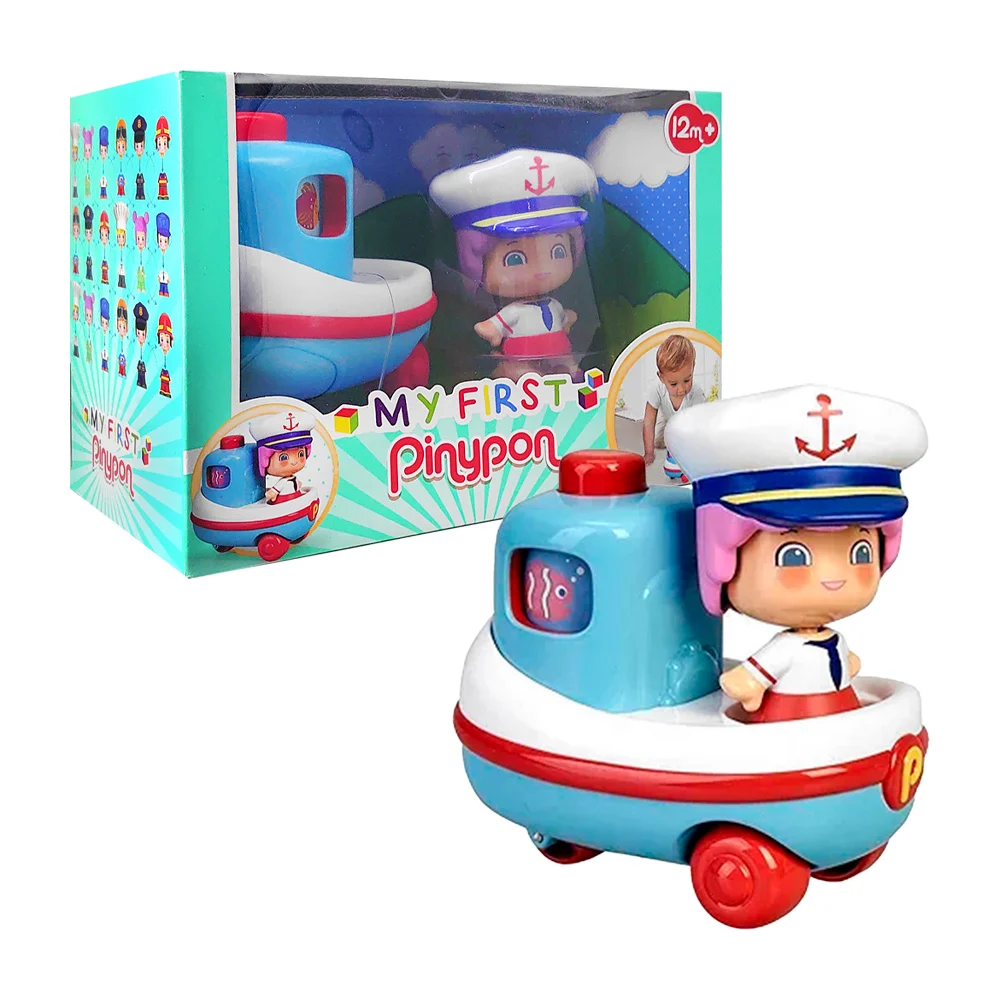 Set mi primer pinypon con traje de marinero y barco / 7016288