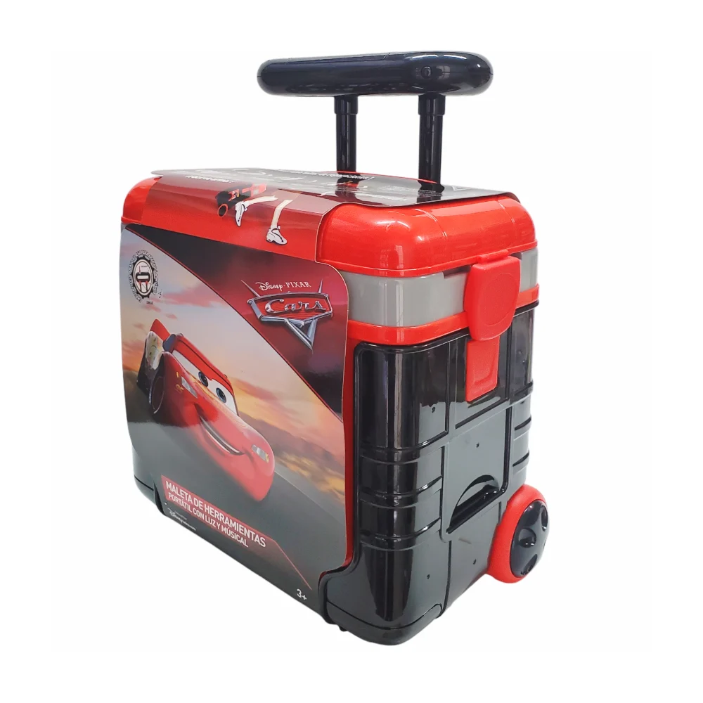 Maleta de herramientas portátil con diseño del rayo mcqueen + luces y sonido / 71606