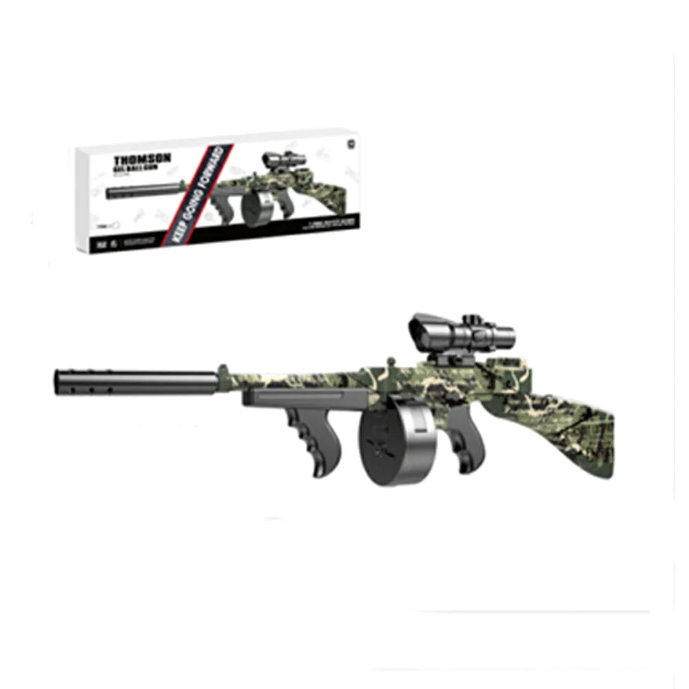 Rifle thomson eléctrico keep goin lanzador de bolitas de hidrogel en color verde militar / 735c-1